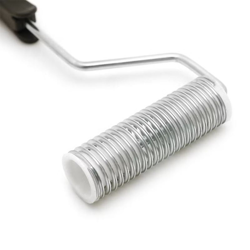 CLEAN WORLD 45mm Diameter Big Flexible Spring Rollers for Fiberglass Laminating FRP Tool and Paint Roller