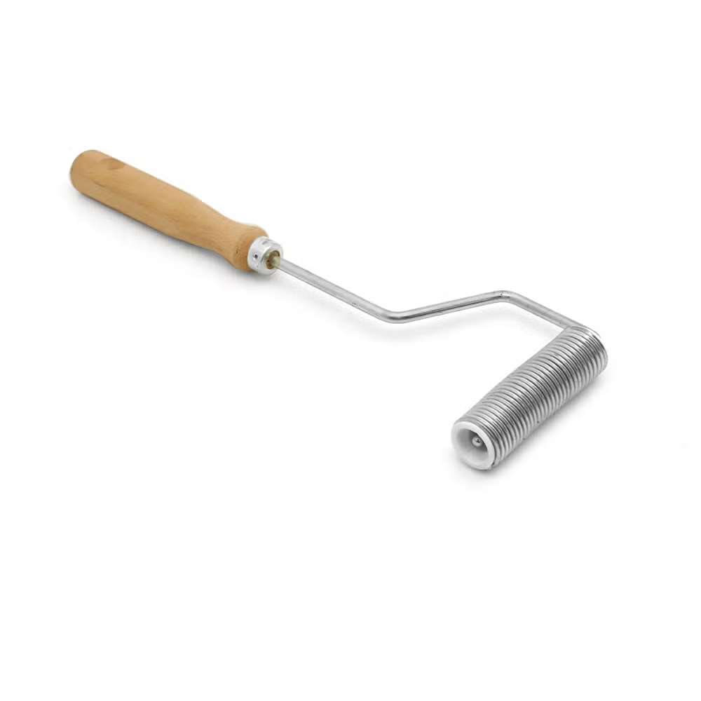 CLEAN WORLD 45mm Diameter Big Flexible Spring Rollers for Fiberglass Laminating FRP Tool and Paint Roller