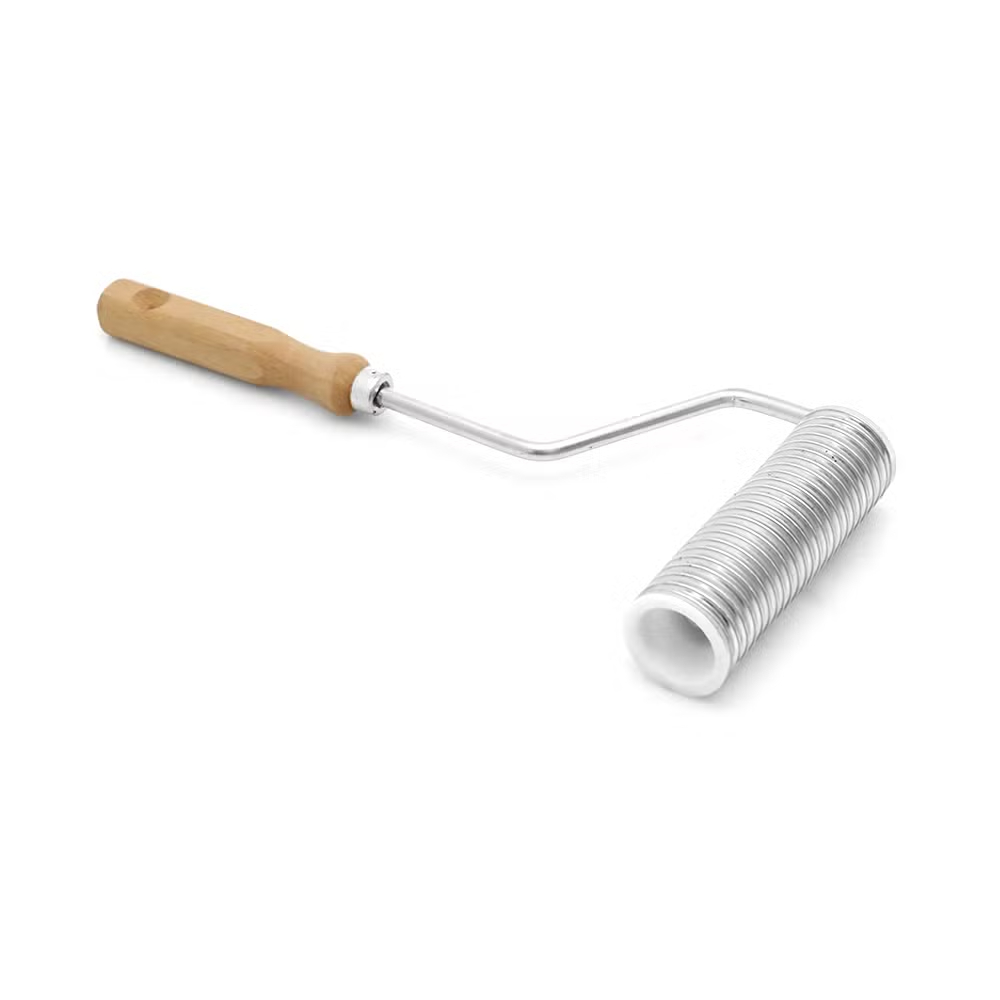 CLEAN WORLD 45mm Diameter Big Flexible Spring Rollers for Fiberglass Laminating FRP Tool and Paint Roller