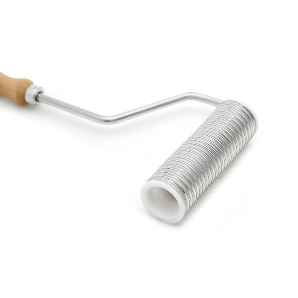 CLEAN WORLD 45mm Diameter Big Flexible Spring Rollers for Fiberglass Laminating FRP Tool and Paint Roller