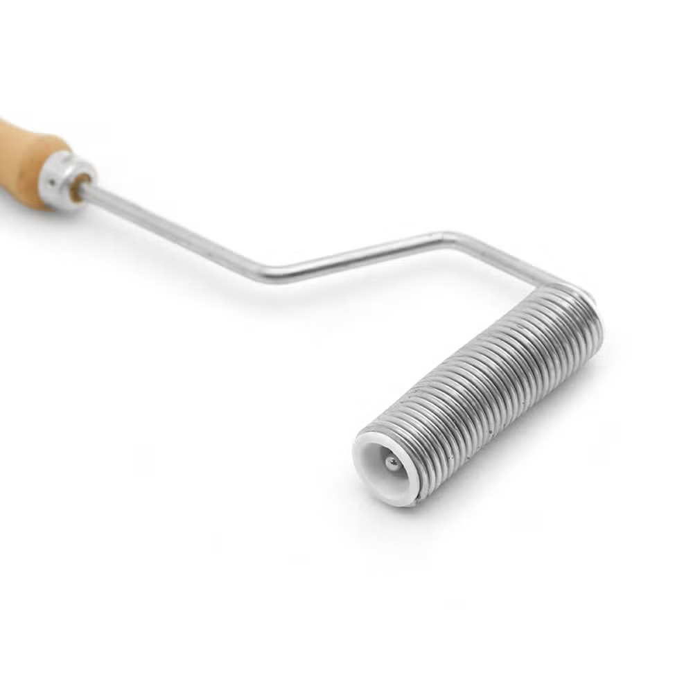 CLEAN WORLD 45mm Diameter Big Flexible Spring Rollers for Fiberglass Laminating FRP Tool and Paint Roller