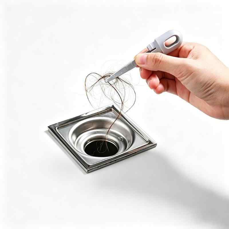 CLEAN WORLD Factory Price Household Long Handle 2 in 1 Squeegee Broom Floor Scrub Brush Multifunctional Cleaning Floor Brush for Bathroom and Kitchen