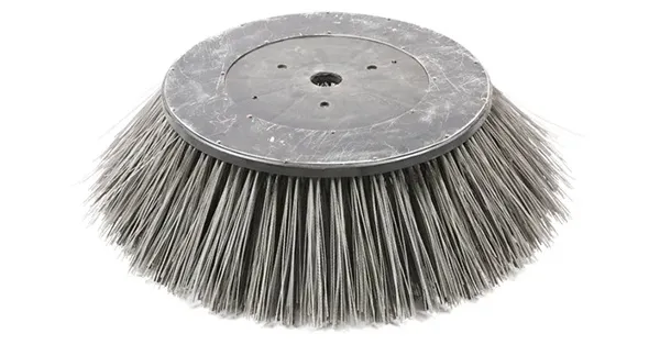 CLEAN WORLD 445*750mm Driveway Road Cleaning Sweeping Rotary Side Brush Customized Premium PP Nylon Wire Side Broom for Road Sweeper