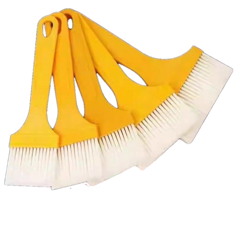 CLEAN WORLD Kitchen Grill brush High-Temperature Silicone Pastry Brush, Basting & Baking Oil Brush for Kitchen, BBQ, Grilling, Cake Decorating Tools, 1-Piece Yellow Food-Grade Brush