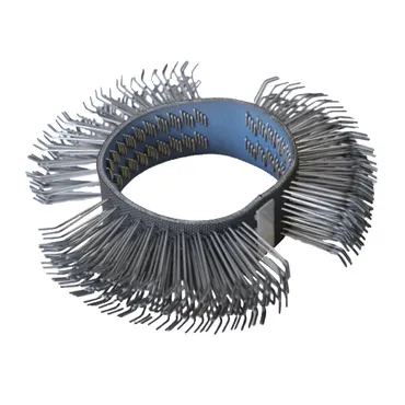 CLEAN WORLD Bristle Blasting Belt High Carbon Spring Steel 23mm Width Wire Brush