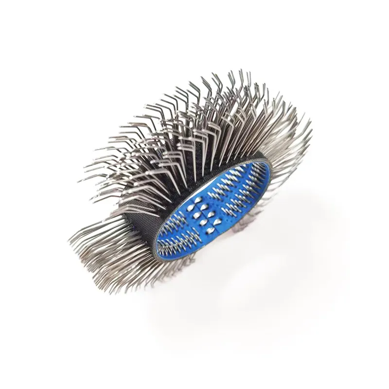 CLEAN WORLD Bristle Blasting Belt High Carbon Spring Steel 23mm Width Wire Brush