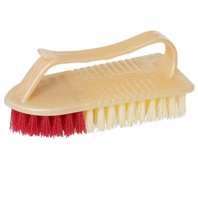 CLEAN WORLD Household Plastic Multi-Functional Shoes Clothes Brush Laundry Cleaning Scrub Brush for Tile Sink Dish and Carpet