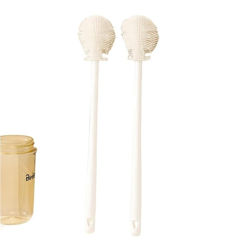 CLEAN WORLD Kitchen Bottle brush  Bottle Cleaning Brush with Long Anti-Slip Strong Handle || Multi Purpose and Cleaner Mop for Home & Kitchen Cleaning (1 Pc - Multicolor)