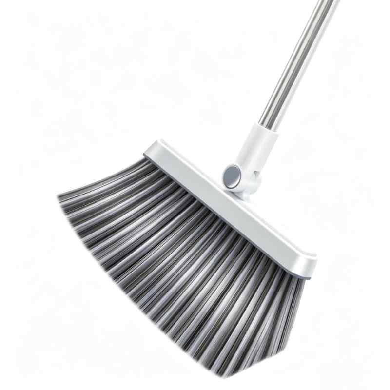 CLEAN WORLD Household Brush Lightweight Upright Dustpan Brushes PP Material Dustpan and Broom Set for Home Kitchen Office Lobby Floor