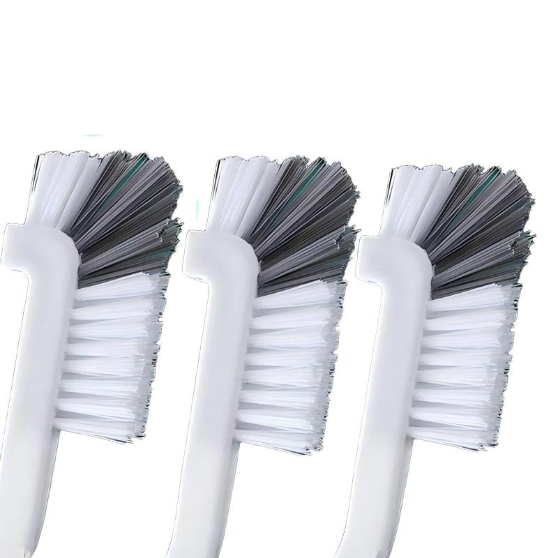 CLEAN WORLD Kitchen Bottle brush 2 Pack Dish Brush, Dish Cleaning Brush, Corner Bottle Brush, Scrubber for Kitchen, Grout Brush, Bathroom Sink Brush, Pot Brush, Pan with Handle for Cleaning Dish