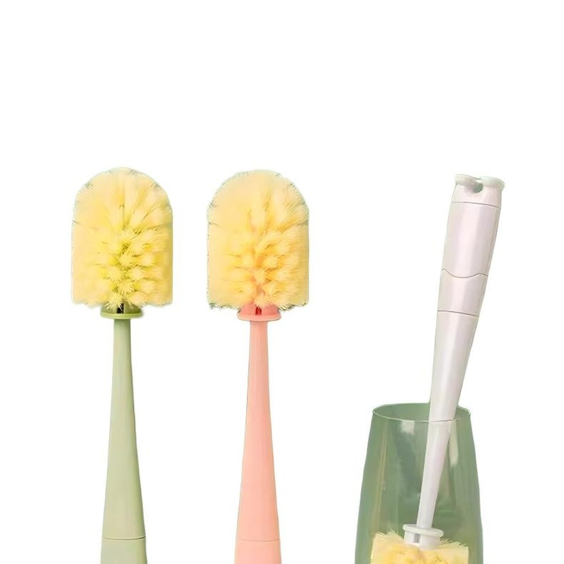 CLEAN WORLD Kitchen Bottle brush Hot Water Bottle Cleaner, Baby Bottle Cleaning Tool, Mug Cleaning Brush, Cup Cleaning Tool, Thick Nylon Brush, Versatile Cup Cleaning Tool: Water Bottle Brush for Sports Kettles and Baby Bottles