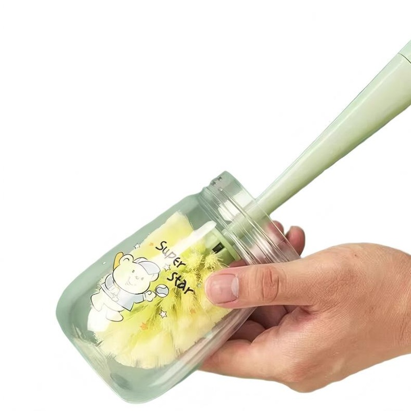 CLEAN WORLD Kitchen Bottle brush Hot Water Bottle Cleaner, Baby Bottle Cleaning Tool, Mug Cleaning Brush, Cup Cleaning Tool, Thick Nylon Brush, Versatile Cup Cleaning Tool: Water Bottle Brush for Sports Kettles and Baby Bottles
