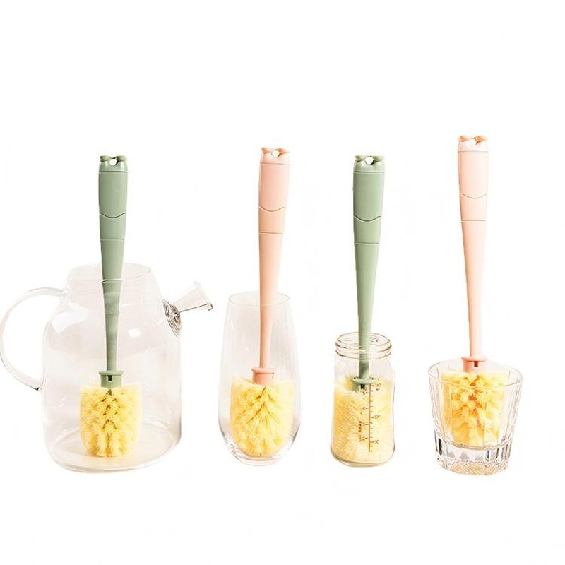 CLEAN WORLD Kitchen Bottle brush Hot Water Bottle Cleaner, Baby Bottle Cleaning Tool, Mug Cleaning Brush, Cup Cleaning Tool, Thick Nylon Brush, Versatile Cup Cleaning Tool: Water Bottle Brush for Sports Kettles and Baby Bottles