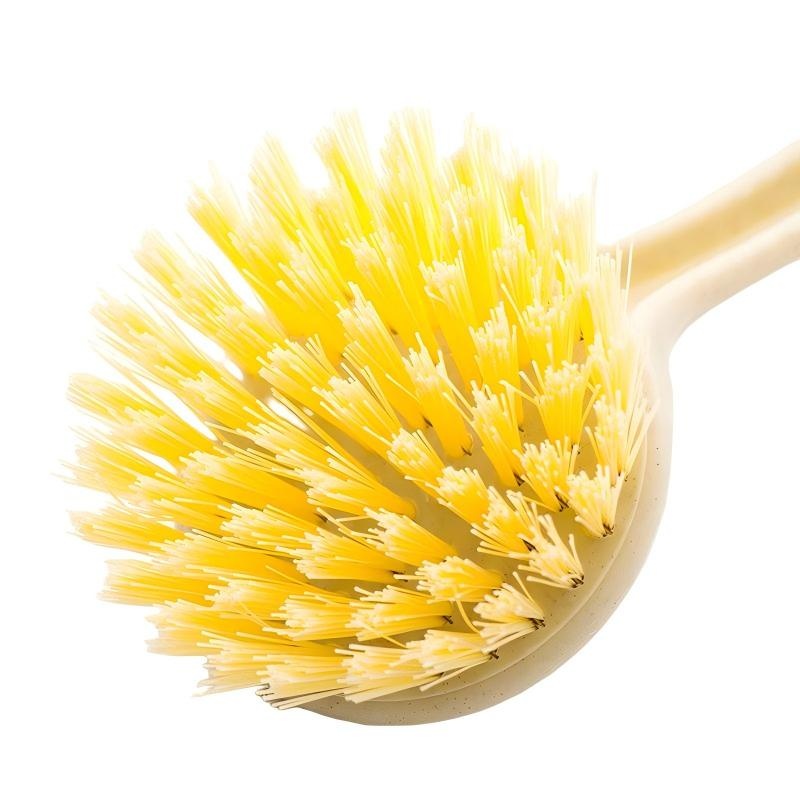 CLEAN WORLD Kitchen Pot and bowl brush Cleaning Brush Small Scrub Brush for Cleaning, Bathroom Kitchen Edge Corner Grout Cleaning Brushes for Household Use, Sink Scrub Brush with Handle