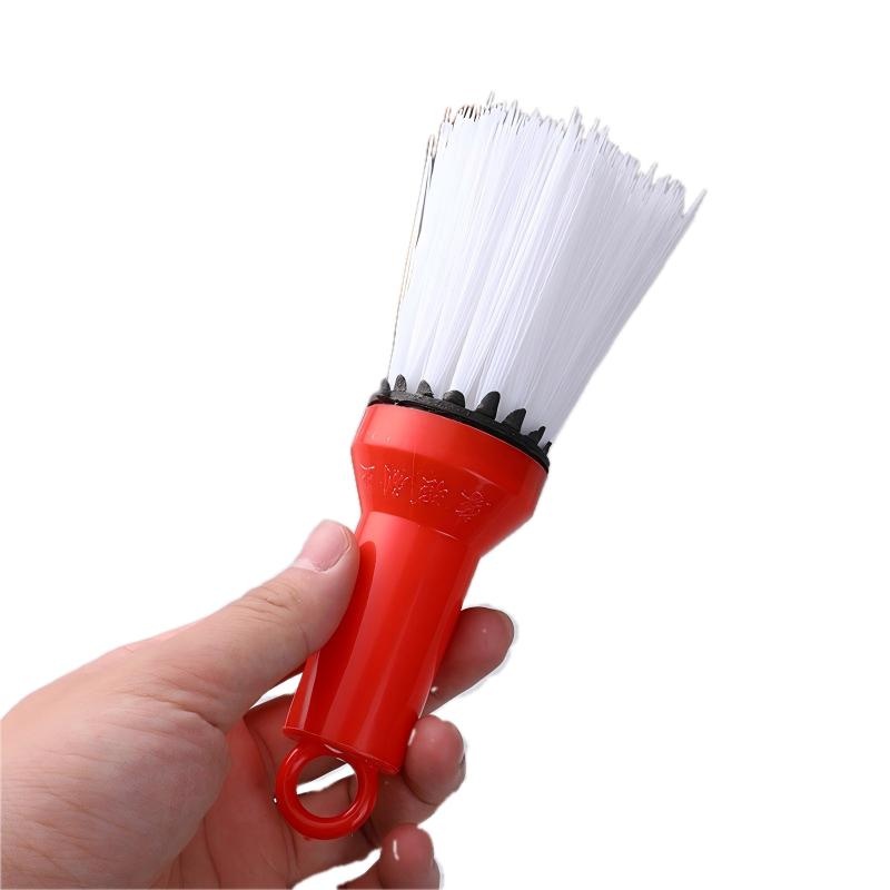 CLEAN WORLD Kitchen Pot and bowl brush Handle Kitchen Brush Ergonomic Plastic Dishwashing Brush Non- Grip Random Color for Effortless Cleaning of Dishes and Pots