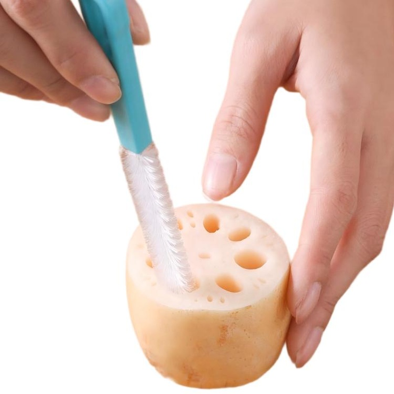 CLEAN WORLD Kitchen Straw brush Root Brush for Drain Cleaning Small Brush for Straw Easy to Use and Store