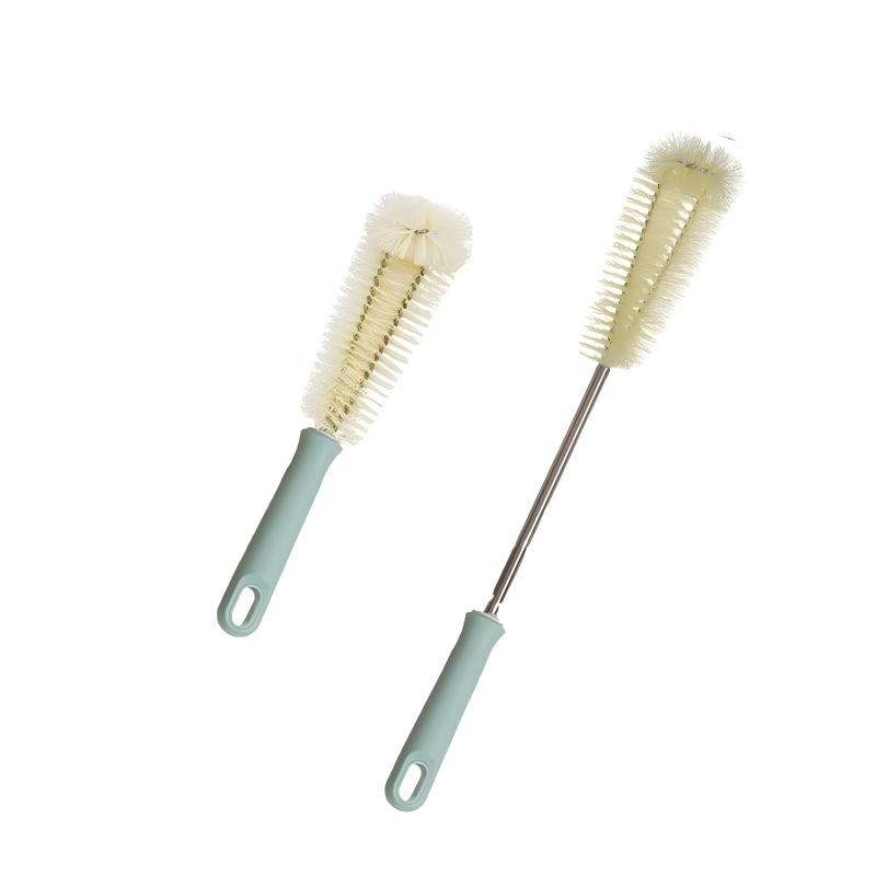 CLEAN WORLD Kitchen Bottle brush Water Bottle Cleaner Brush, Spiral Soft Bristle Rocker Cleaner Brush, Multifunctional Portable Cup Scrubber for Tumblers, Glass Flasks, Mugs Containers