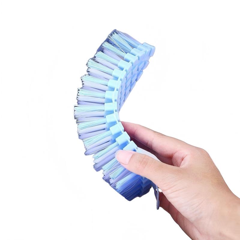 CLEAN WORLD Kitchen Gas Stove Brush Monsito Multipurpose Flexible Cleaning Brush for Home, Kitchen, Bathroom Tiles, Floor, Taps, and Cloths Washing (Multicolour) Monsito