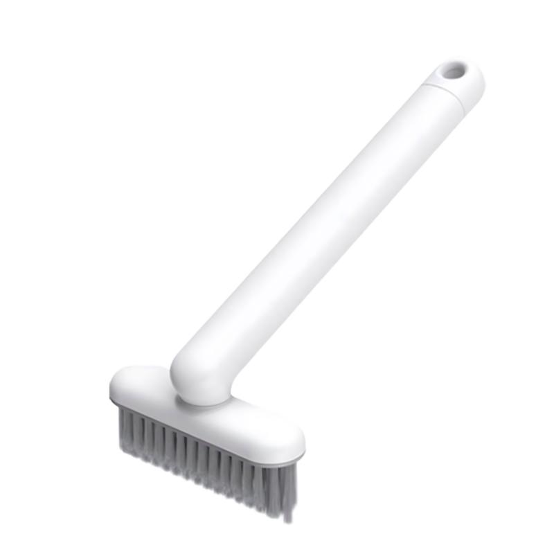 CLEAN WORLD Bathroom Brush, Rotatable Crevice Cleaning Brush With Hard Nylon Bristles For Bathroom Tile Gaps