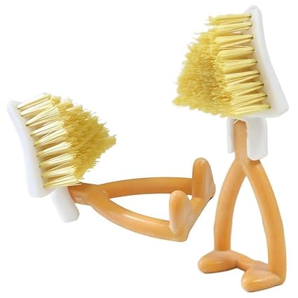 CLEAN WORLD Kitchen Gas Stove Brush Body Shape Brush Foldable Gap Cleaning Brush Cleaning Tools Hanging Storage.