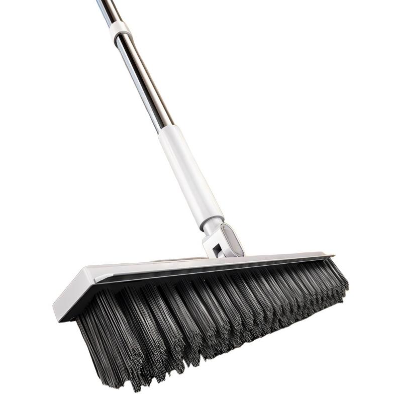 CLEAN WORLD Bathroom Brush, Wholesale 2-in-1 Floor Cleaning Brushes for Toilets Household Long-handled Crevice Brushes for Bathroom Floor Scrubbing