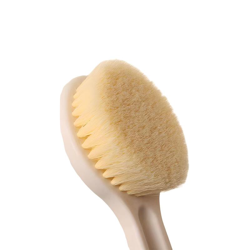 CLEAN WORLD Bathroom Brush, Bath Scrubber, Wholesale Customizable Plastic Massaging Shower Body Brush Nylon Bristle Back Scrubber Bath Brush Custom Logo OEM Service