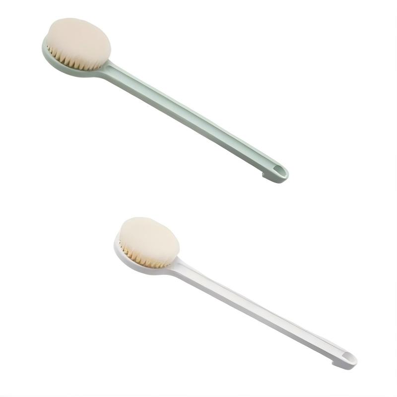 CLEAN WORLD Bathroom Brush, Bath Scrubber, Wholesale Customizable Plastic Massaging Shower Body Brush Nylon Bristle Back Scrubber Bath Brush Custom Logo OEM Service