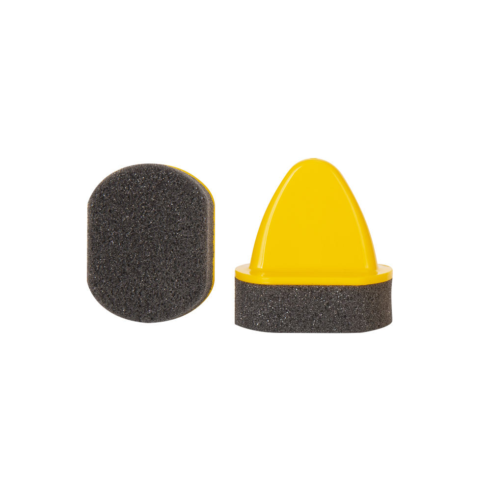 CLEAN WORLD High Quality Household Cleaning Brush Durable Sponge Wiping Shoes Brushes with Plastic Handle