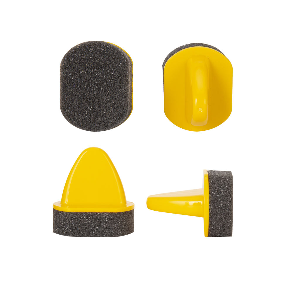 CLEAN WORLD High Quality Household Cleaning Brush Durable Sponge Wiping Shoes Brushes with Plastic Handle