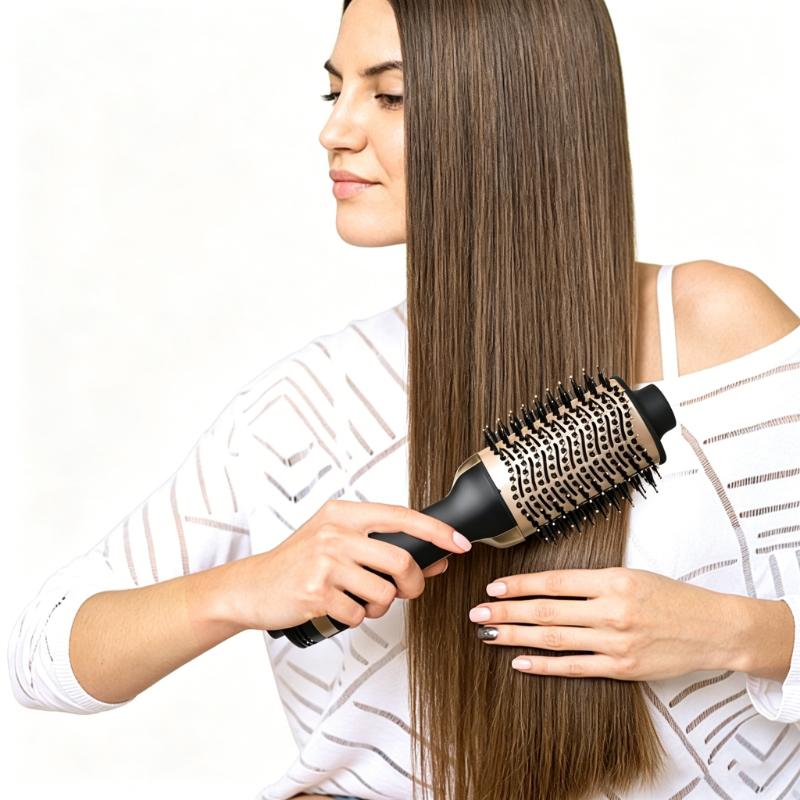 CLEAN WORLD Detachable Interchangeable Electric Hair Brushes Comb 1 Step Hair Dryer Brush Set with High Quality