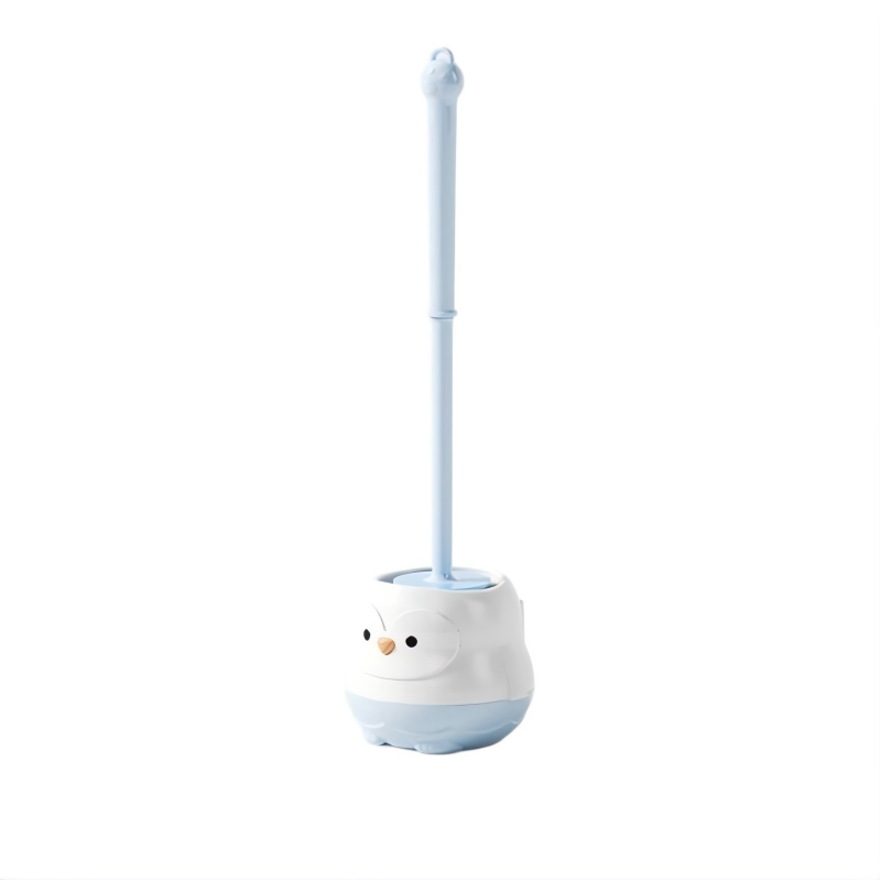 CLEAN WORLD Bathroom Toilet Brush, High Quality Cute Style Toilet Brush Household Toilet Brush Set Wall-mounted Cute Cleaning Toilet Brush for Bathroom