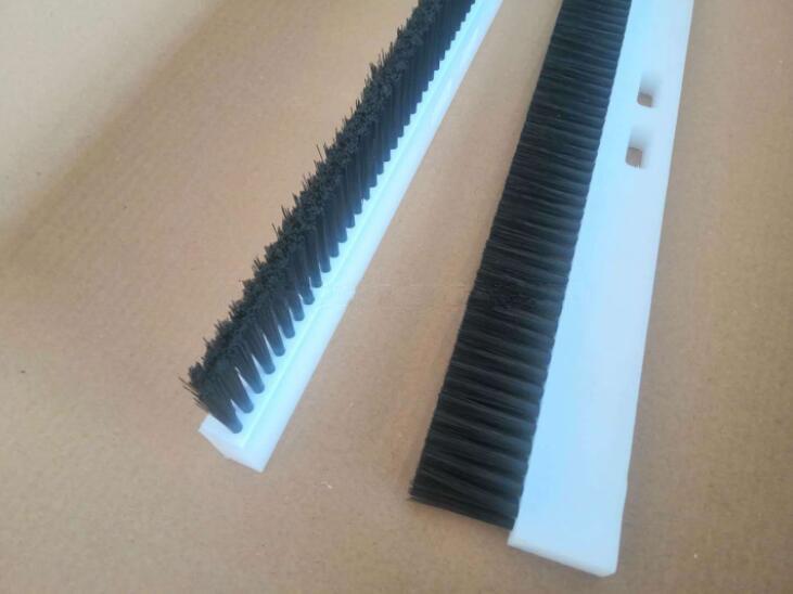 CLEAN WORLD Long White Soft Bristle Lath Strip Brush Custom Industrial Brush for Machinery, Textile Printing & Dying and Electrical & Electronics