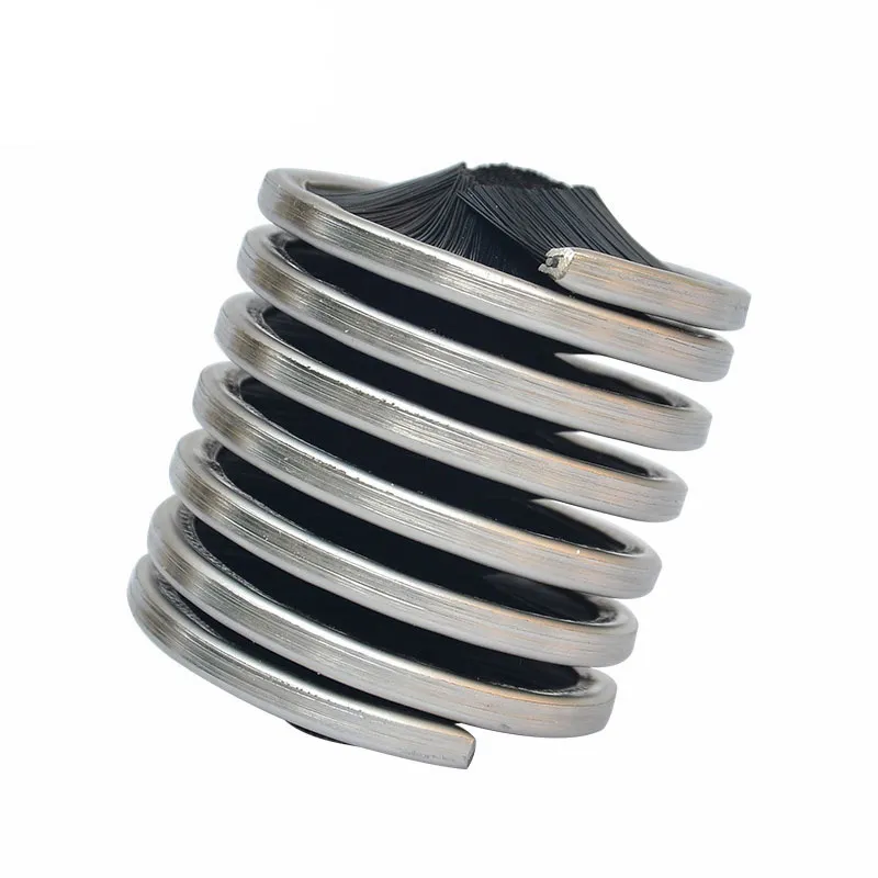 Clean World 8-13mm Climbing Rope Cleaning Brush Stainless Steel Nylon Brush for Chain & Rope Derusting Cleaning