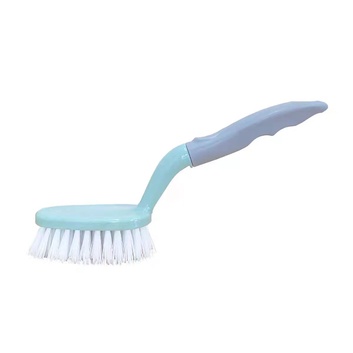 CLEAN WORLD Bathroom Brush, Multifunctional Heavy-Duty Bristles Laundry Bath Tub Tile Cleaning Brush Kitchen Bathroom Long Handle Scrub Brush