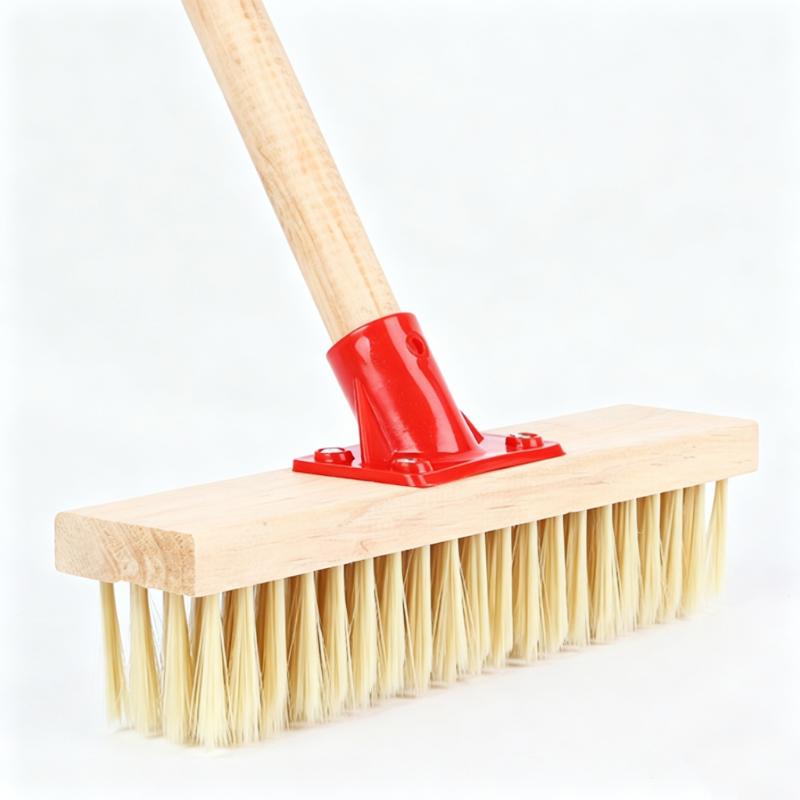 CLEAN WORLD Factory Price Wooden Board Brushes Sturdy and Durable Floor Cleaning Brush for Streets and Floors