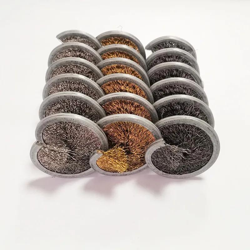 CLEAN WORLD Carbon Steel Wire Inner Spring Spiral Coil Brush for Descaling, Polishing and Rope Cleaning