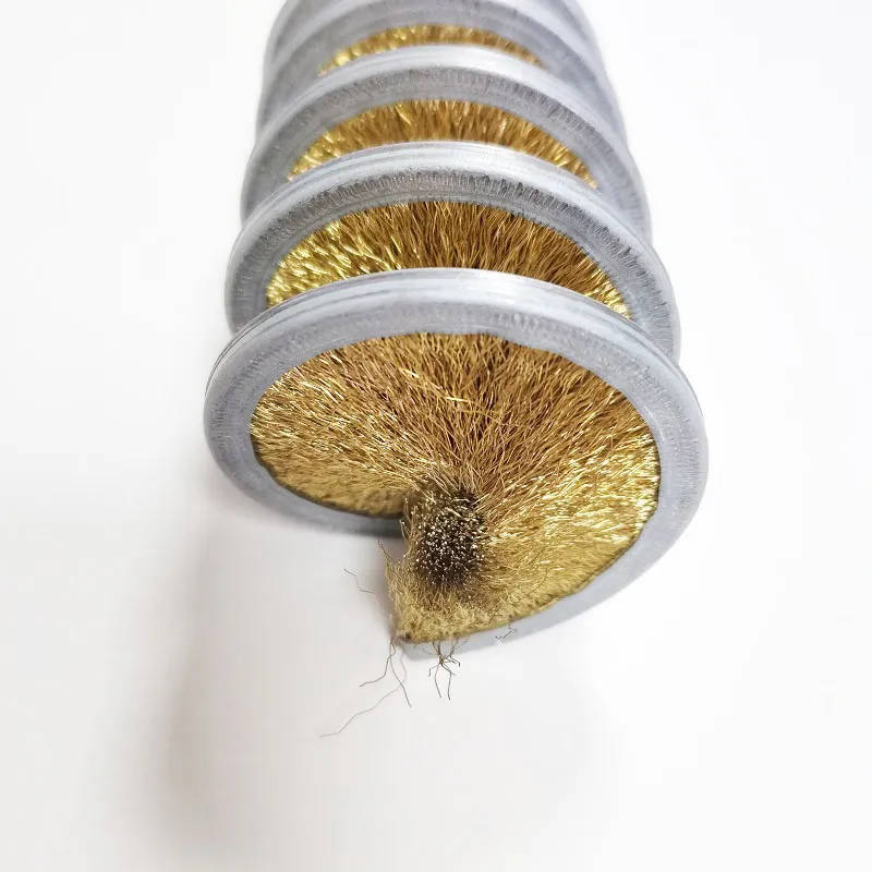 CLEAN WORLD Carbon Steel Wire Inner Spring Spiral Coil Brush for Descaling, Polishing and Rope Cleaning