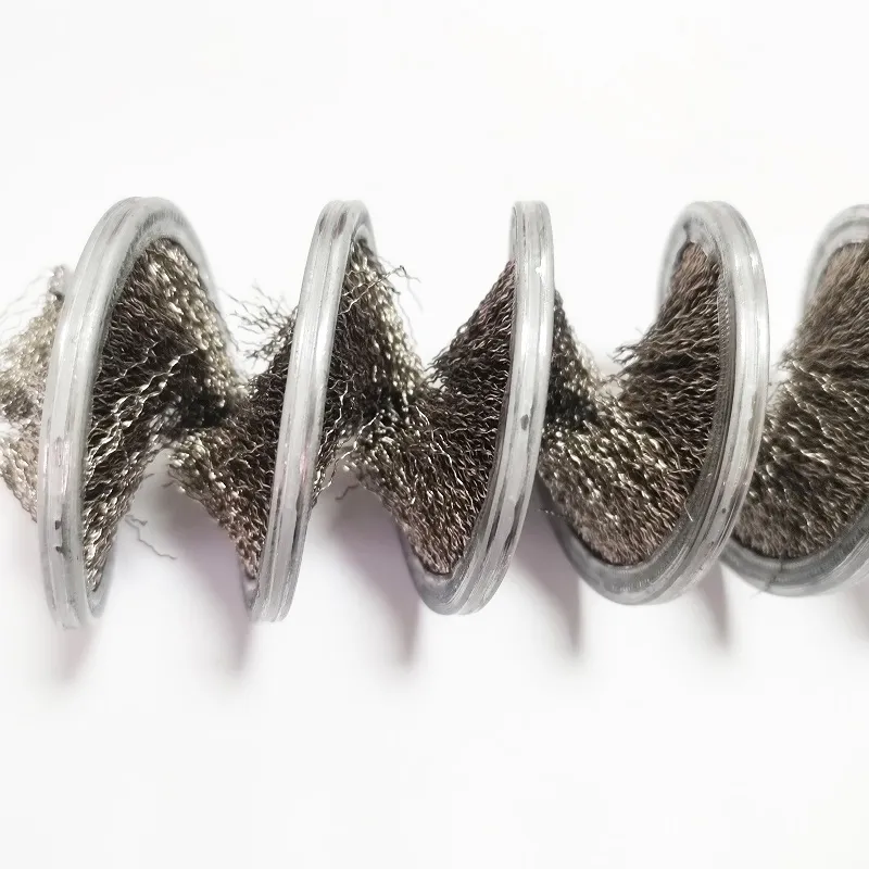 CLEAN WORLD Carbon Steel Wire Inner Spring Spiral Coil Brush for Descaling, Polishing and Rope Cleaning