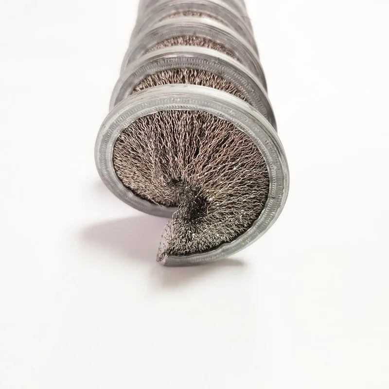 CLEAN WORLD Carbon Steel Wire Inner Spring Spiral Coil Brush for Descaling, Polishing and Rope Cleaning