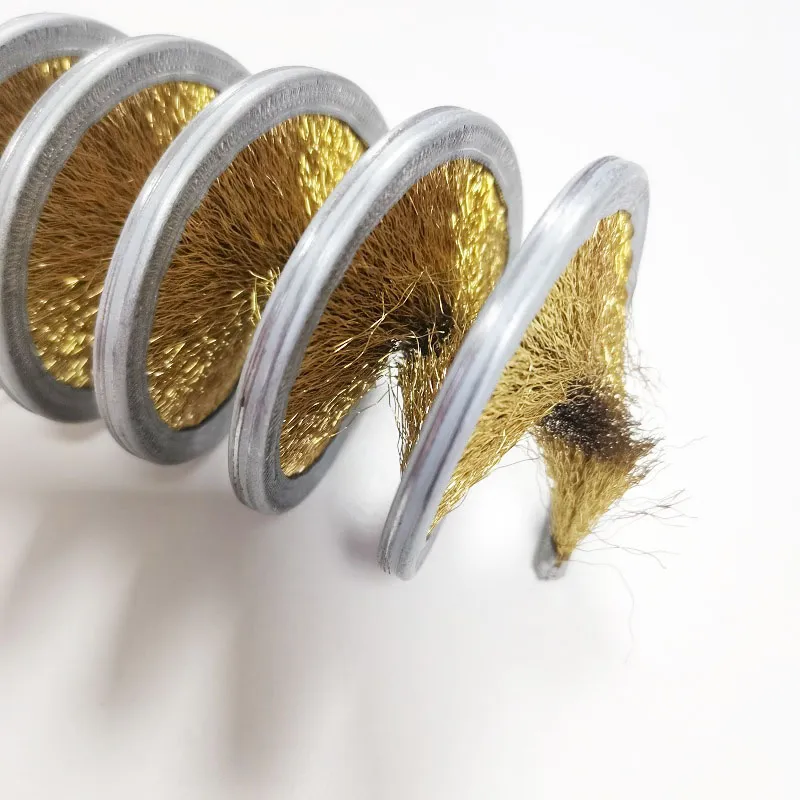 CLEAN WORLD Carbon Steel Wire Inner Spring Spiral Coil Brush for Descaling, Polishing and Rope Cleaning