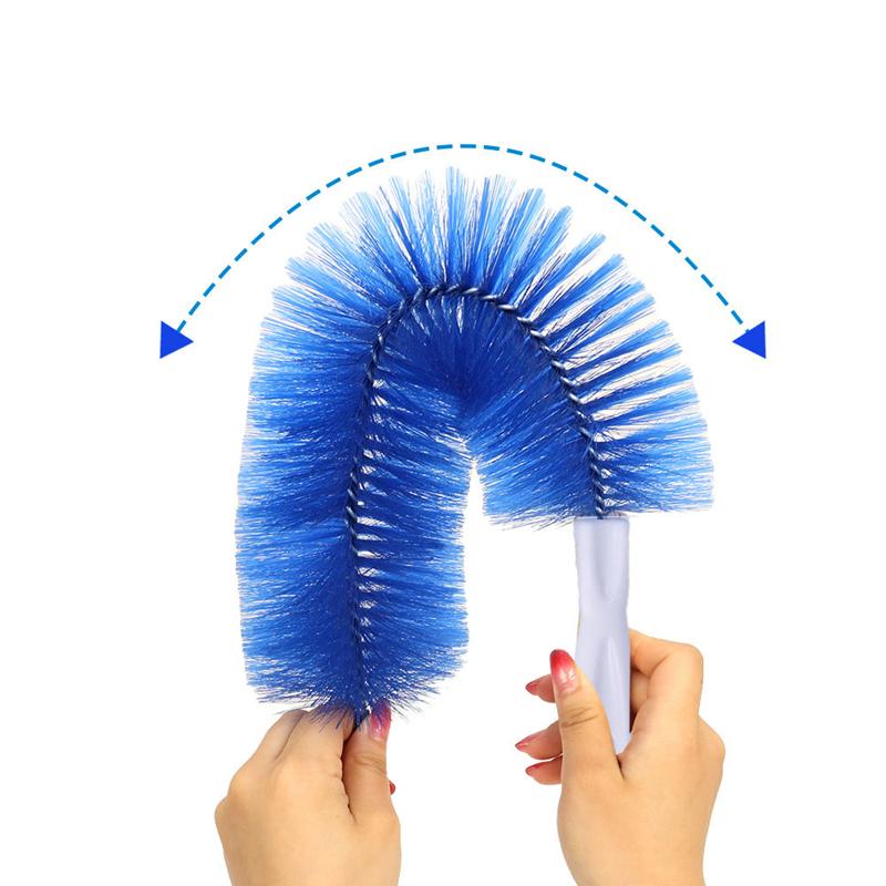CLEAN WORLD Multi-purpose Flexible Long Handle Air Conditioning Dust Removal and Cleaning Brush with Customized Color