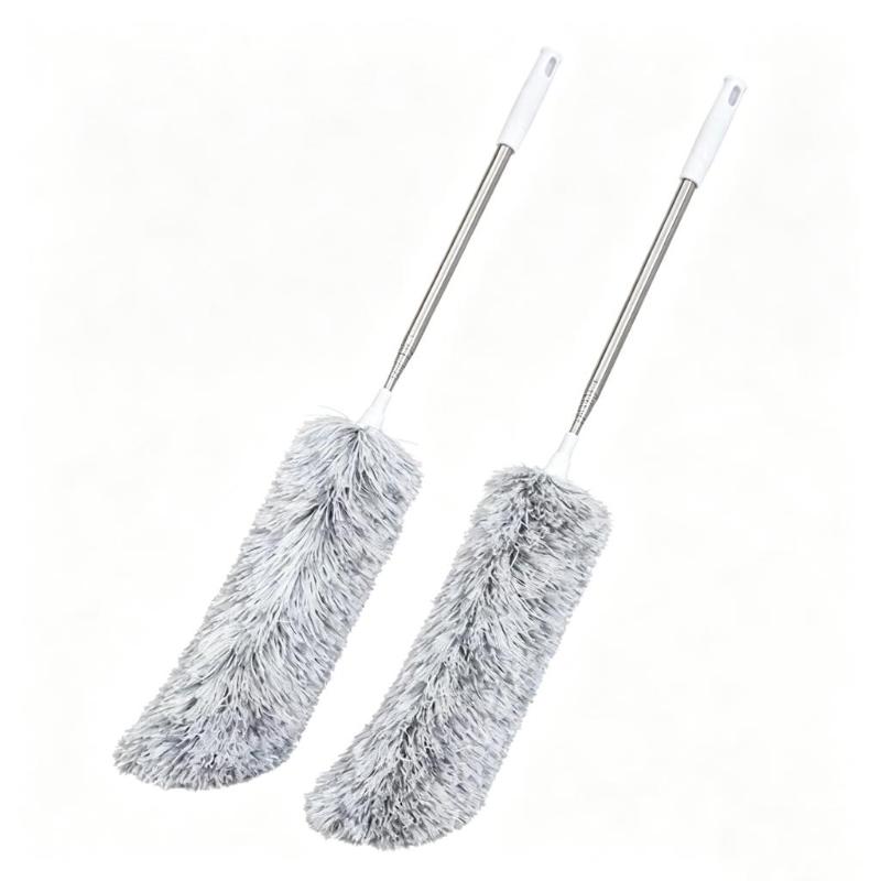 CLEAN WORLD Home Window Cleaner Brush Multifunctional Long Handle Household Ceiling Curved Dust Brush