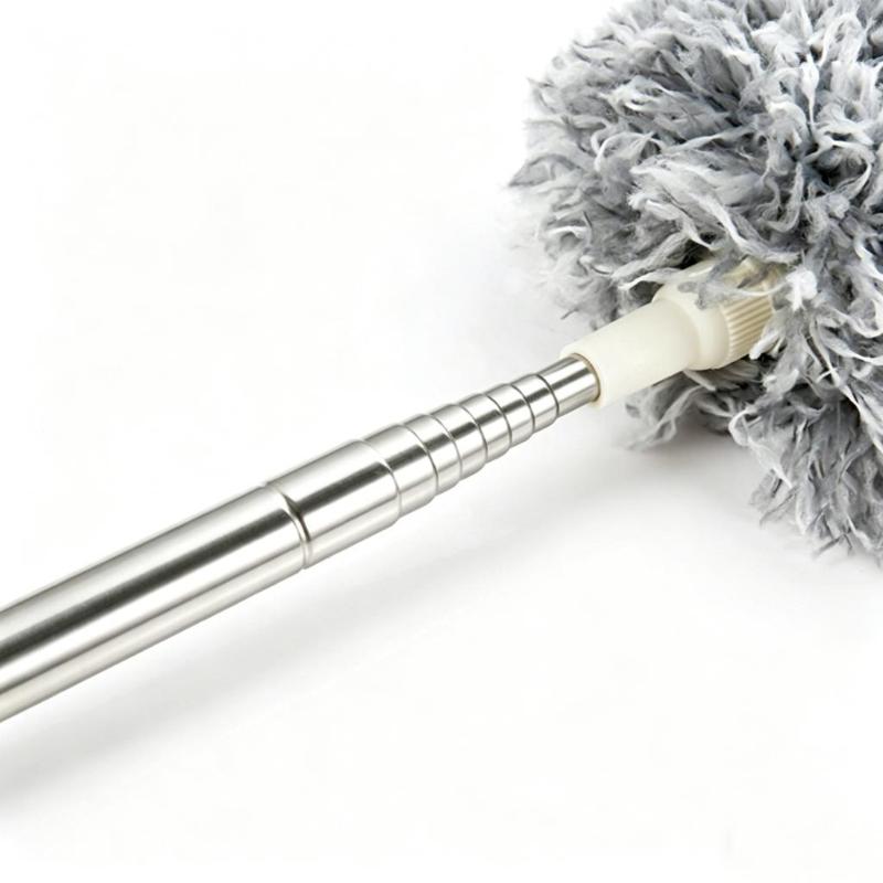 CLEAN WORLD Home Window Cleaner Brush Multifunctional Long Handle Household Ceiling Curved Dust Brush