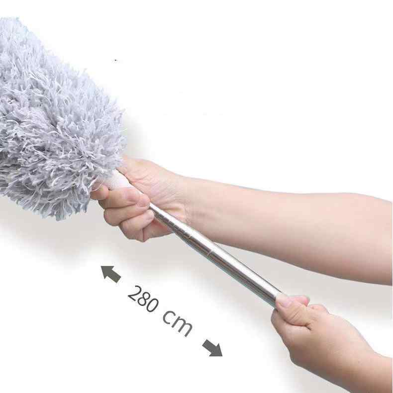 CLEAN WORLD Home Window Cleaner Brush Multifunctional Long Handle Household Ceiling Curved Dust Brush