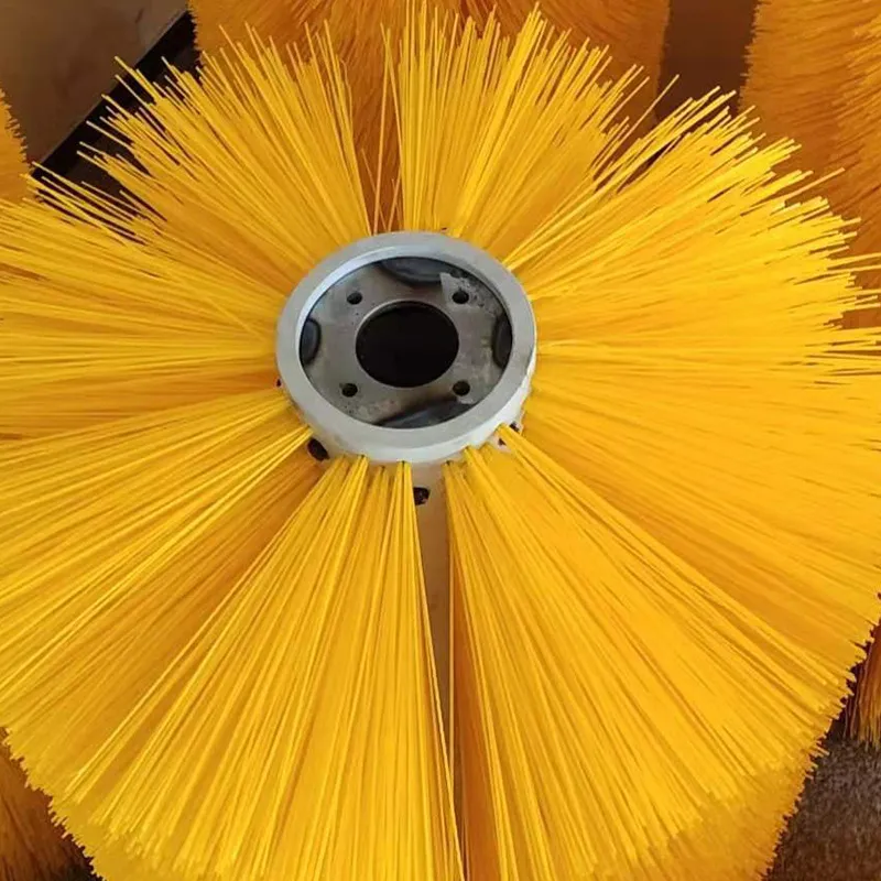 CLEAN WORLD Durable Non-deformable PP Steel Road Sweeper Roller Brush