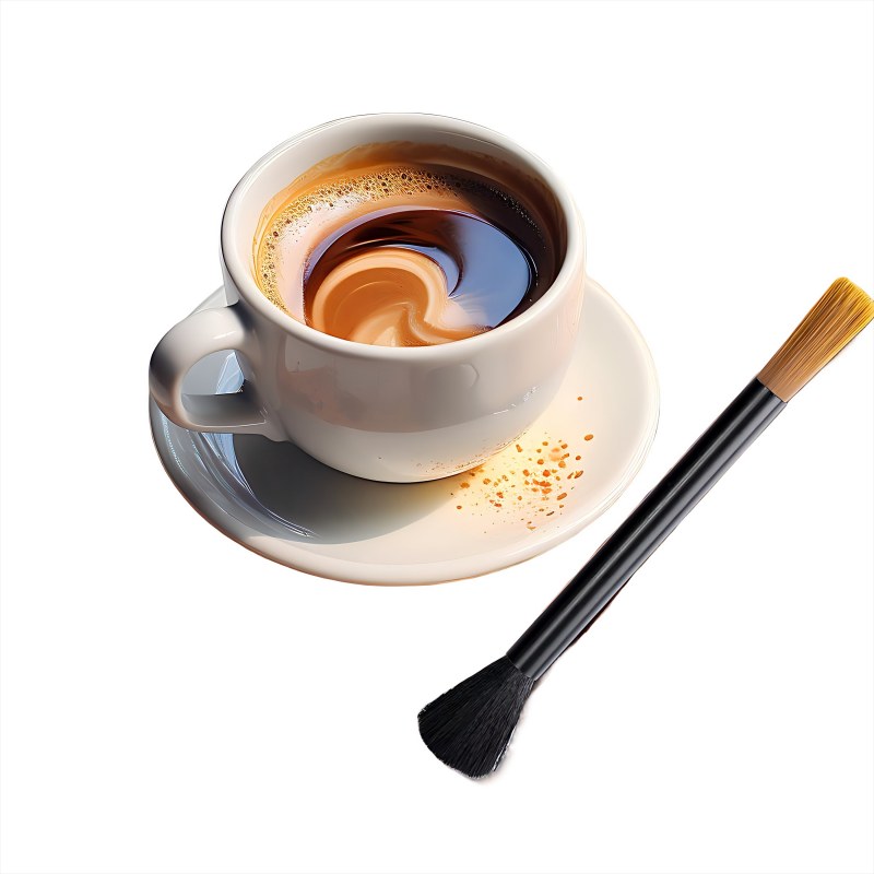 CLEAN WORLD Kitchen Coffee Powder Brush Coffee Grinder Cleaning Brush Dusting Espresso Brush Accessories Cleaner Barista Brush Machine Cleaning Brush Cleaning Tool for Bean Grain Coffee Tool Barista Home Kitchen