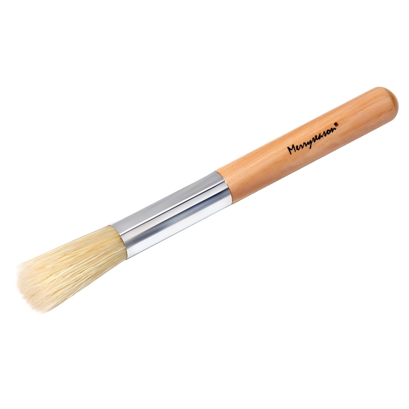 CLEAN WORLD Kitchen Coffee Powder Brush Coffee Grinder Cleaning Brush, Wood Handle & Natural Bristles Wood Dusting Espresso Brush Accessories for Bean Grain Coffee Tool Barista Home Kitchen