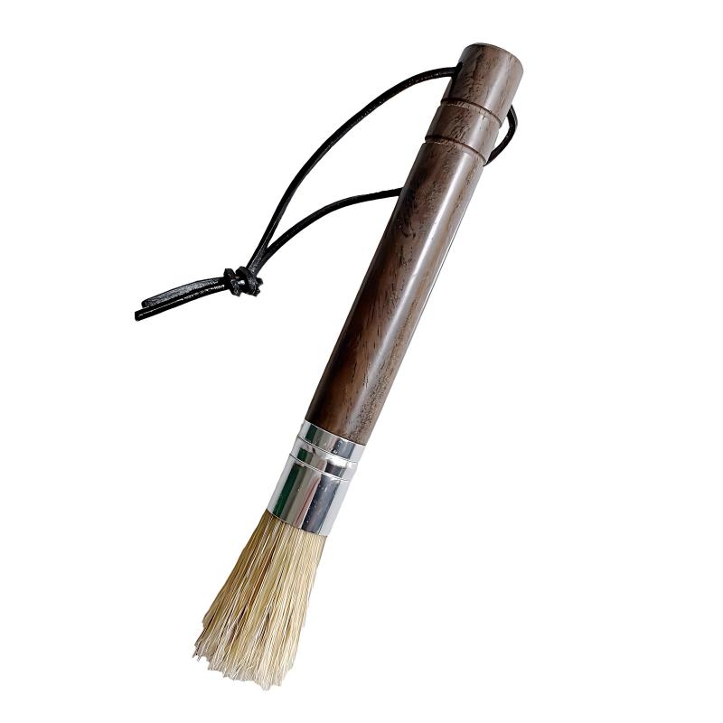 CLEAN WORLD Kitchen Coffee Powder Brush Coffee Grinder Cleaning Brush, Espresso Machine Brush Cleaner Tool with Wooden Handle and Natural Bristles for Barista Home Kitchen