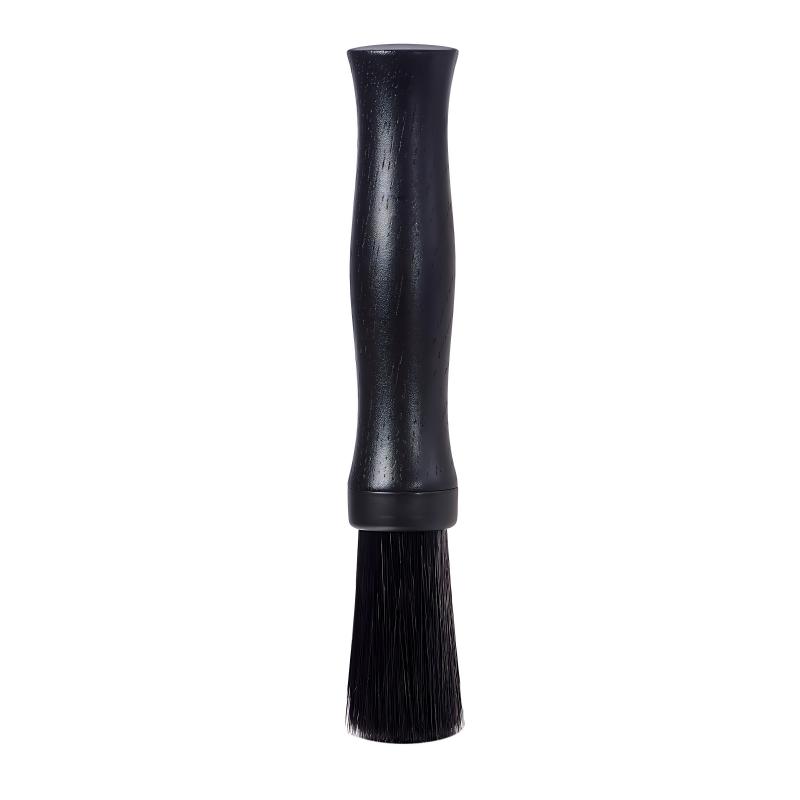 CLEAN WORLD Kitchen Coffee Powder Brush Barista Brush - Coffee Cleaning Brush - Genuine American Walnut Wood Handle Espresso Brush Cleaner - Coffee Bar Brush Espresso Grinder Brush - Coffee Cleaning Tool