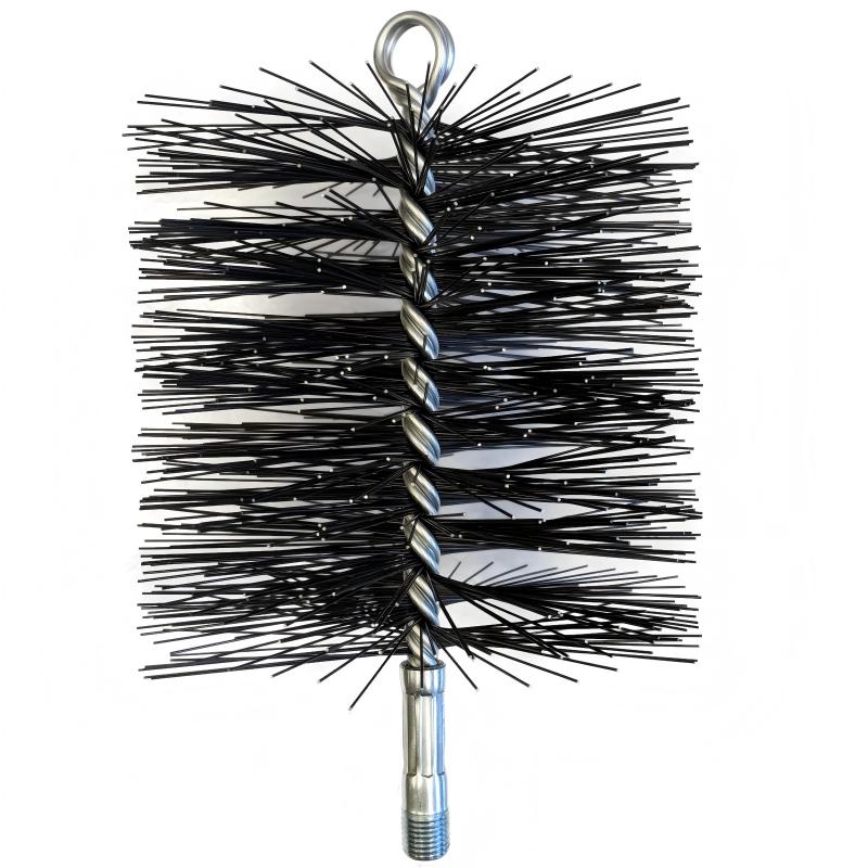 CLEAN WORLD Kitchen chimney brush Wire Chimney Cleaning Brush (8-Inch Round)